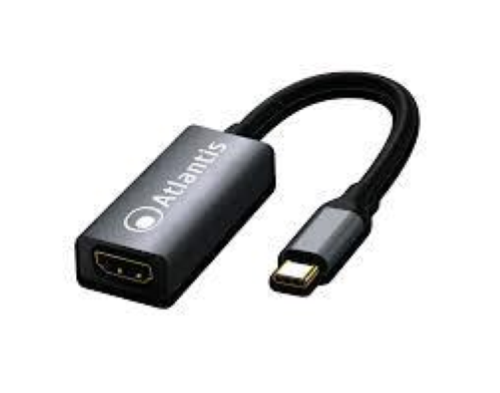 ATLANTIS A04-TC_HDMI ADATTATORE DA USB TYPE-C A HDMI GRIGIO